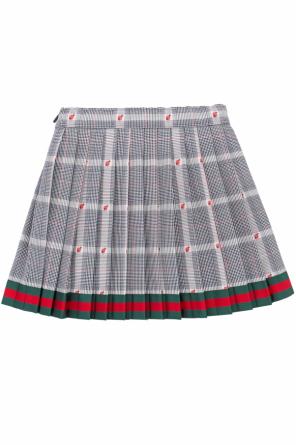 Pleated checked skirt, zdjęcie 1 Pleated checked skirt od Gucci Kids